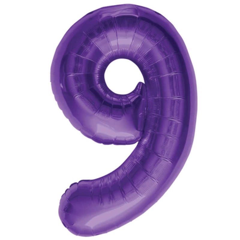 34" Number 9 Balloon