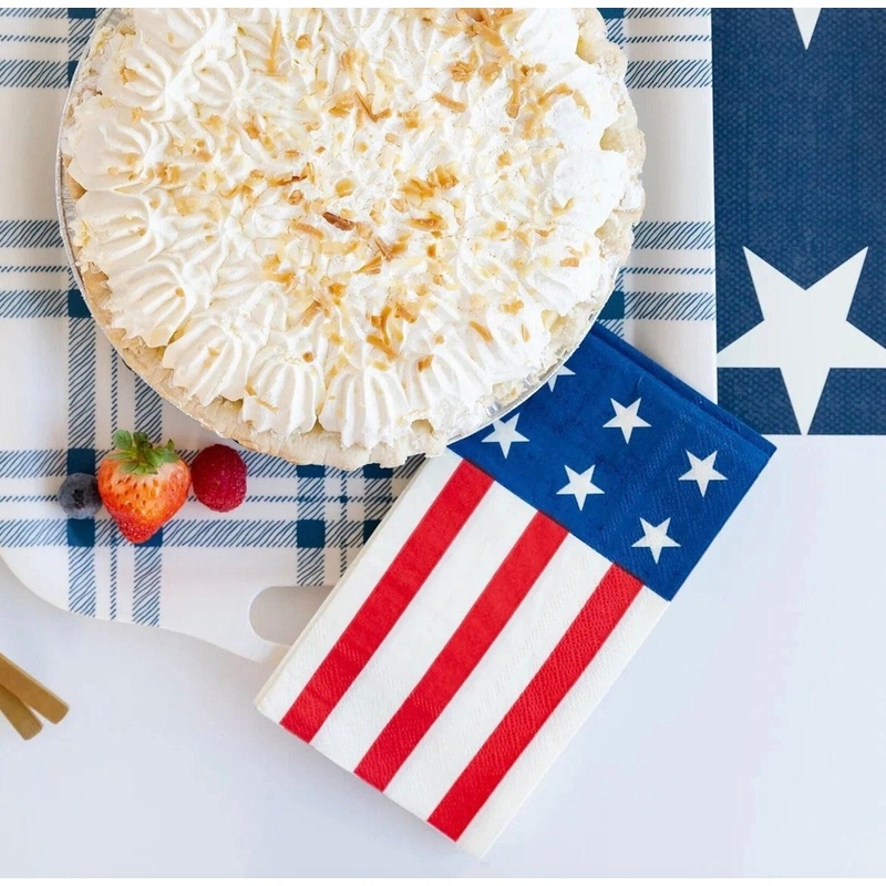 American Flag Napkins 24ct