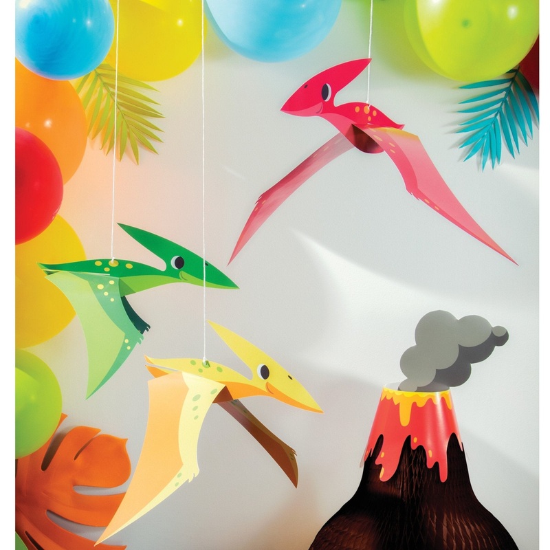 Dinosaur Shaped Hanging Party Decorations