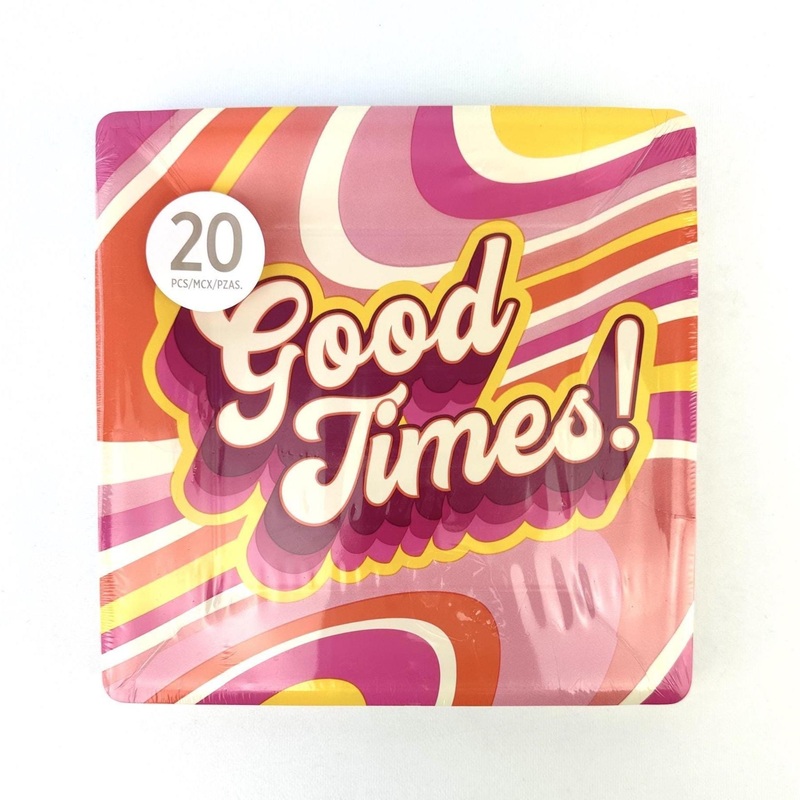 Good Times Party Plates 10.25"