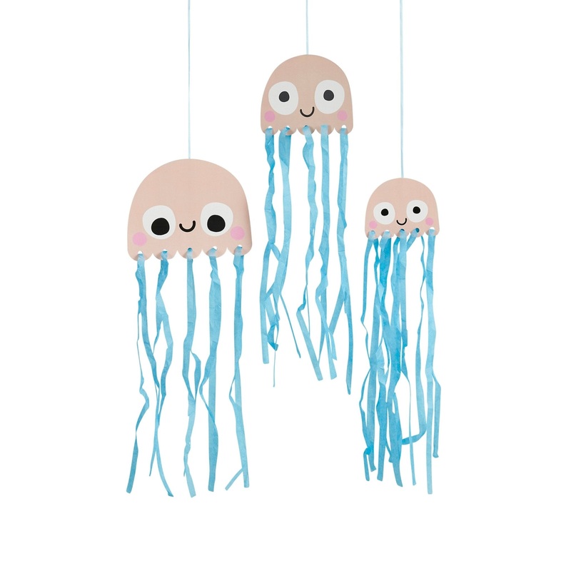 Jellyfish Hanging Decorations 3ct