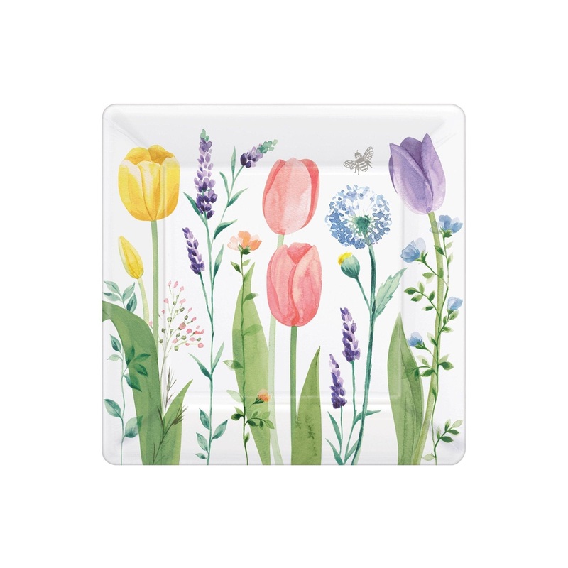 Large Tulip Paper Plates