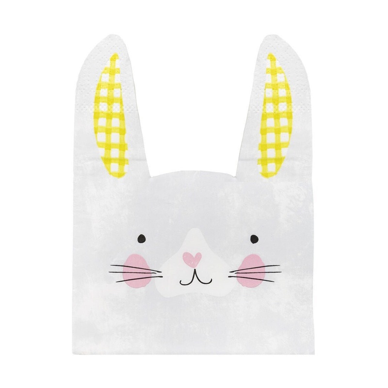 Plaid Ears Bunny Napkins