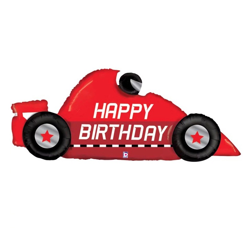 Racing Birthday Balloon