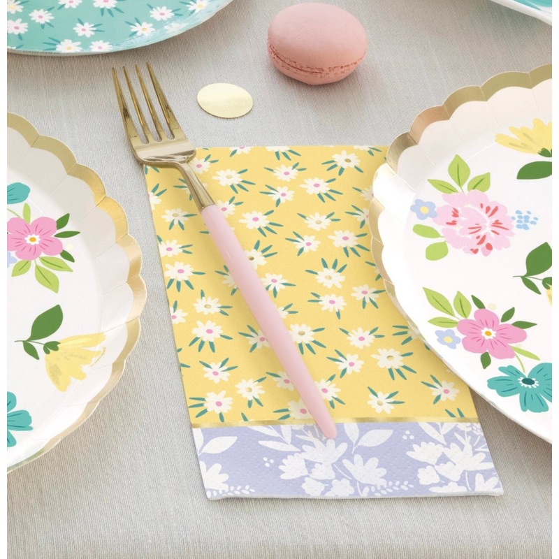 Spring Daisy Party Napkins 16ct