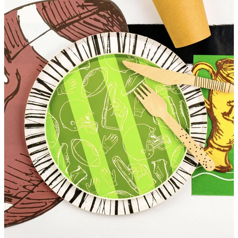 Touchdown Football Plates