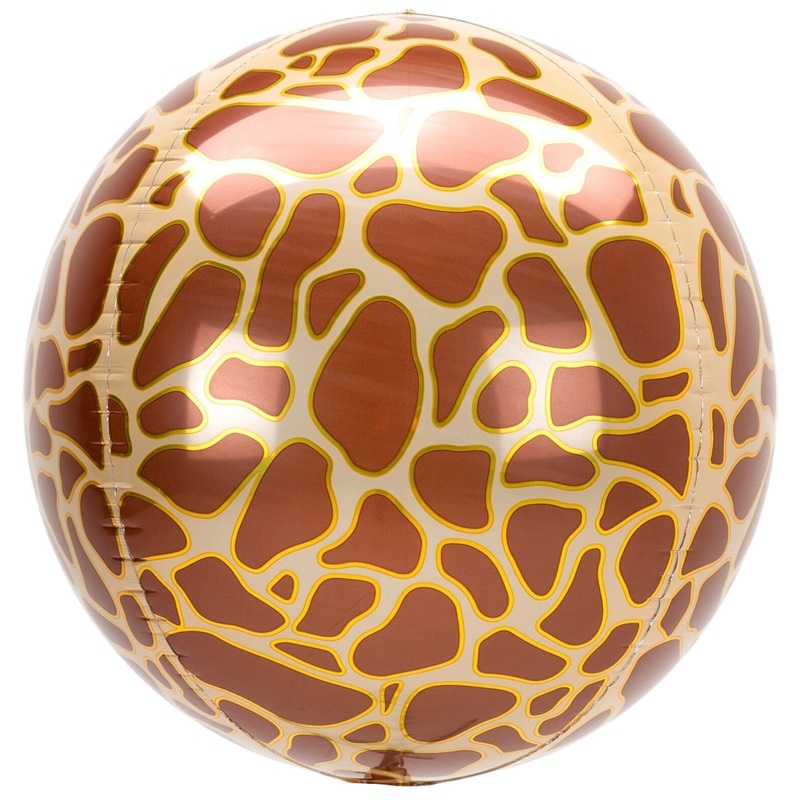 16" Round Giraffe Print Balloon