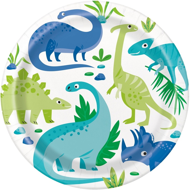 9" Dinosaur Plates
