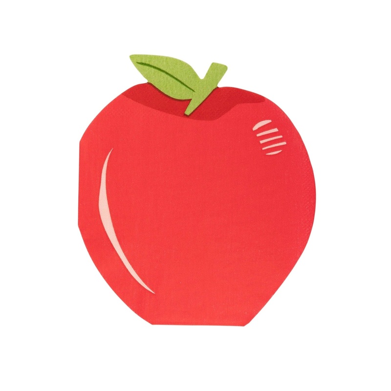 Apple Shaped Party Napkins