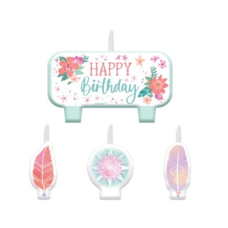 Boho Birthday Candles
