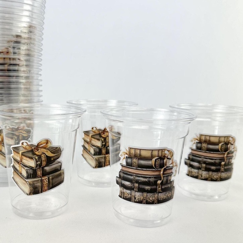 Book Themed Party Cups 24ct 12oz