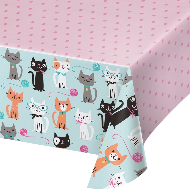 Cat Party Tablecloth