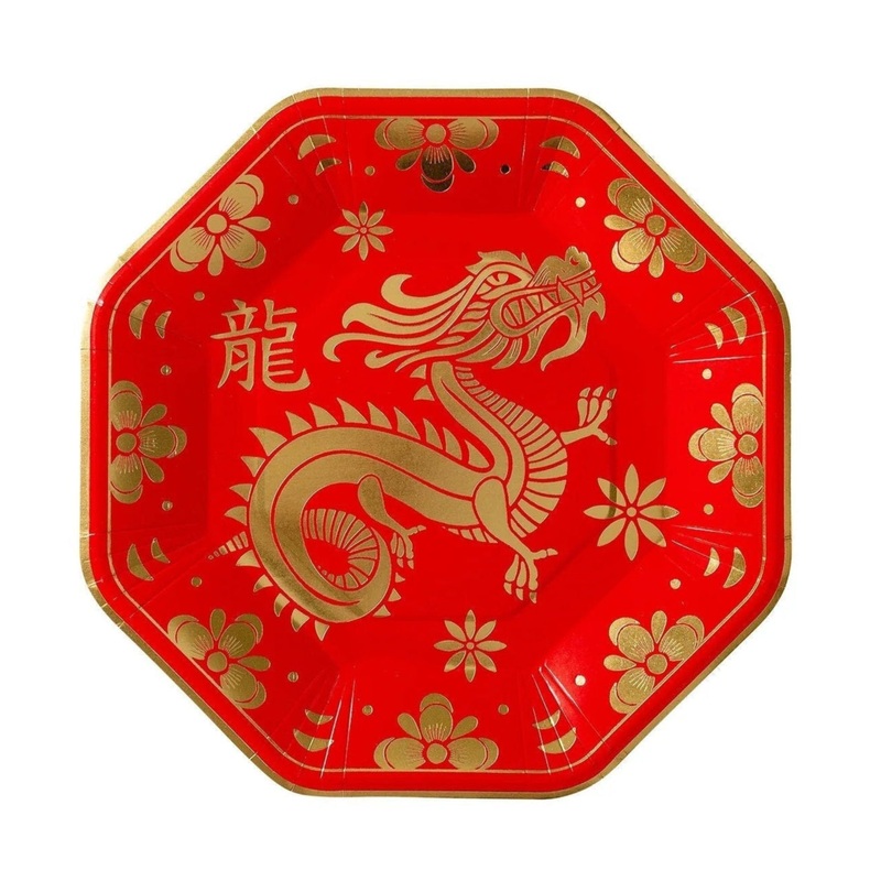 Chinese New Year Dragon Plates