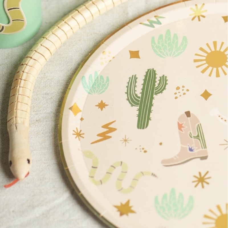 Cowboy Party Plates