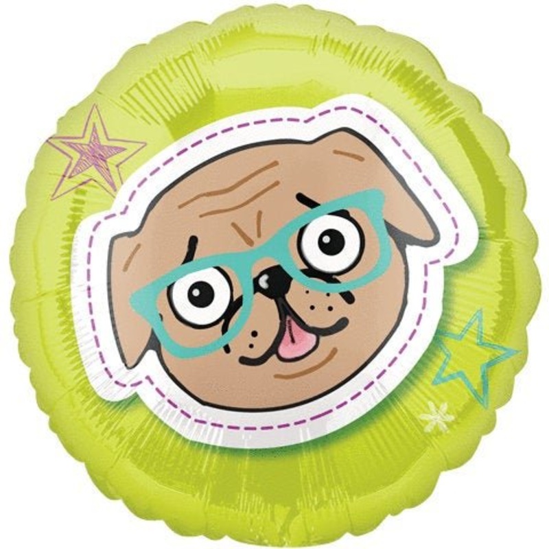 Dog Head Pug Balloon
