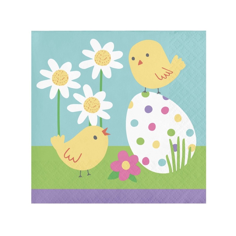 Easter Chick Party Napkins