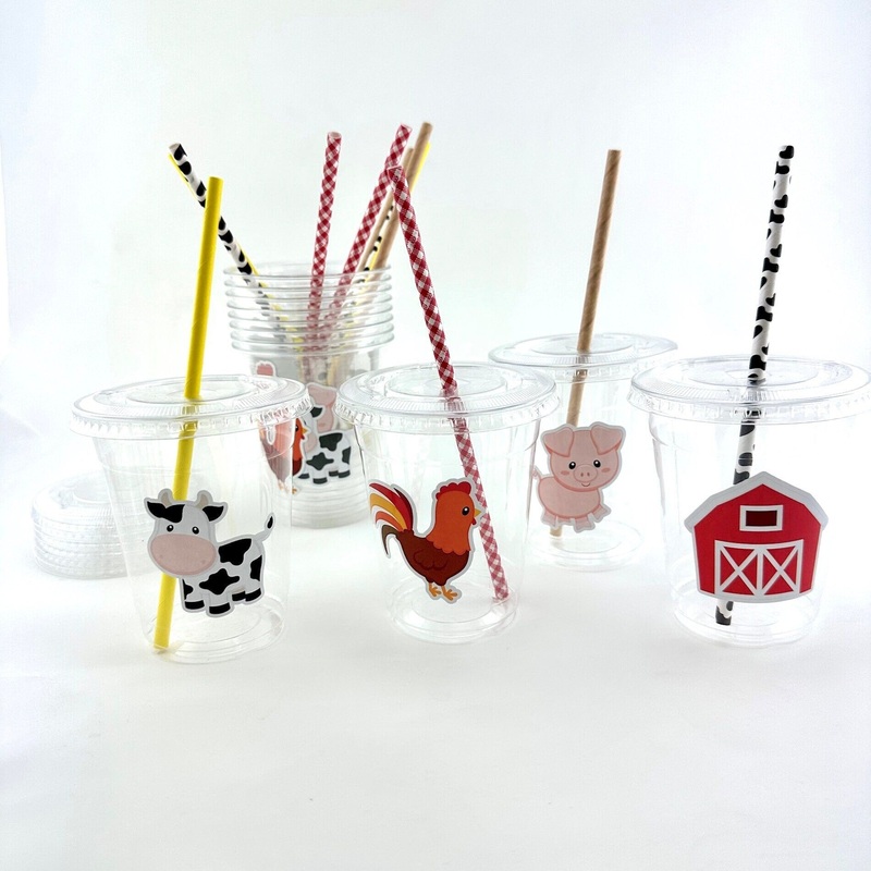 Farm Party Plastic Cups