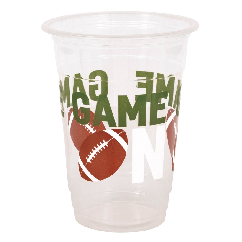 Game On Plastic Party Cups