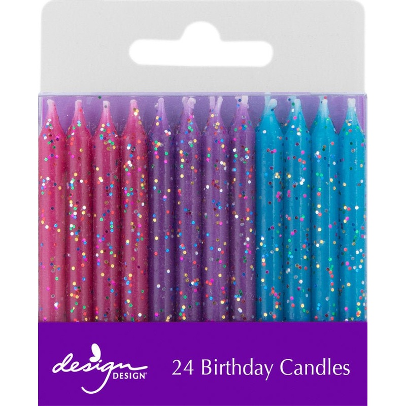 Glitter Mermaid Birthday Candles