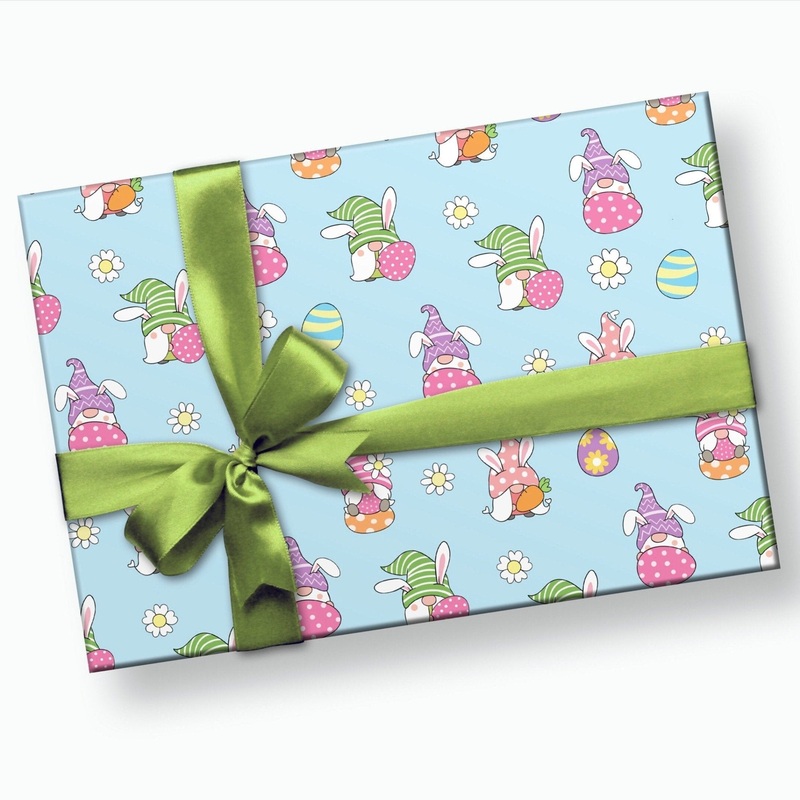 Gnome Bunny Gift Wrap