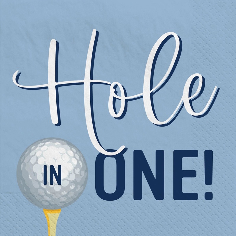 Hole In One Party Napkins 40ct