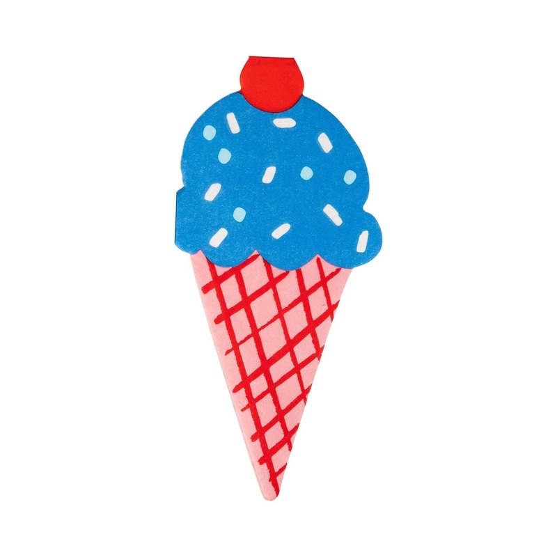 Patriotic Ice Cream Cone Napkins 24ct