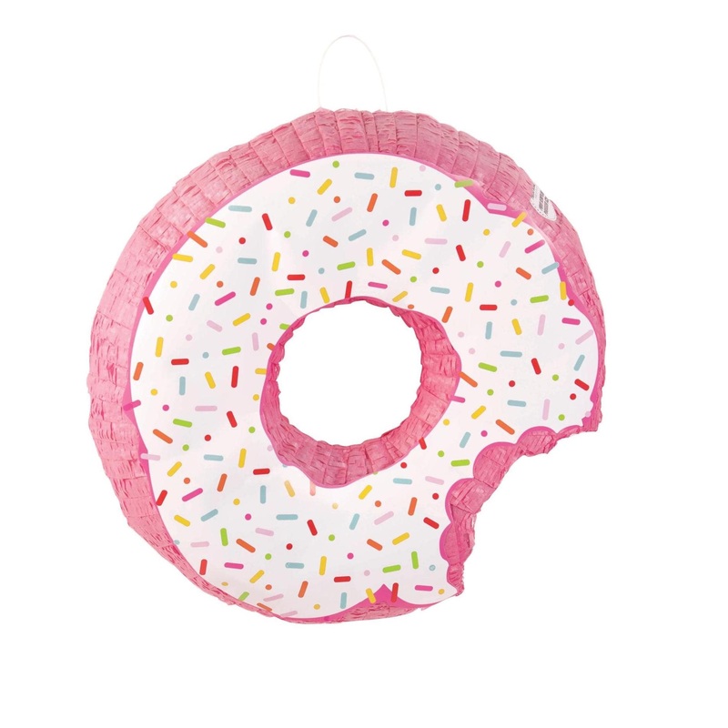 Pink Donut Birthday Party Piata