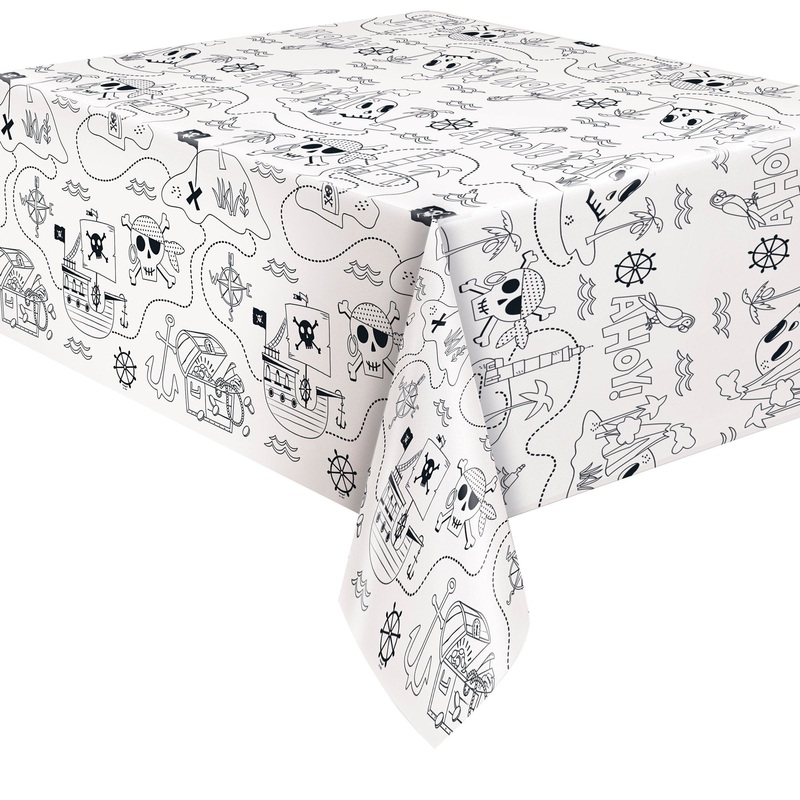 Pirate Coloring Tablecloth