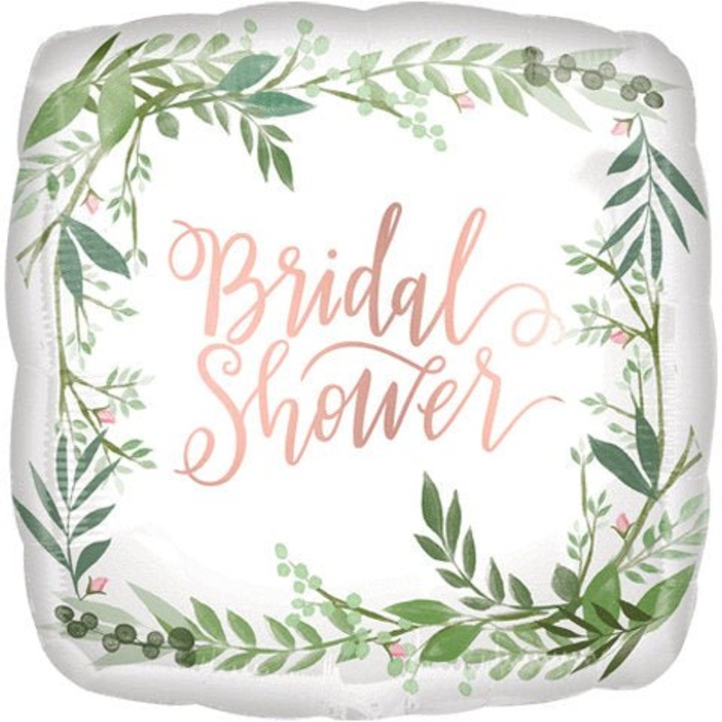 Rose Gold "Bridal Shower" Square Balloon