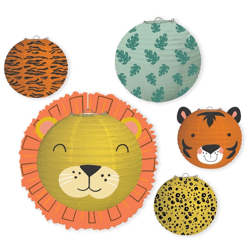 Safari Party Lanterns 5ct