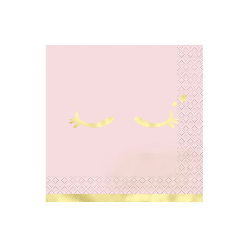 Unicorn Eyelashes Napkins 16ct