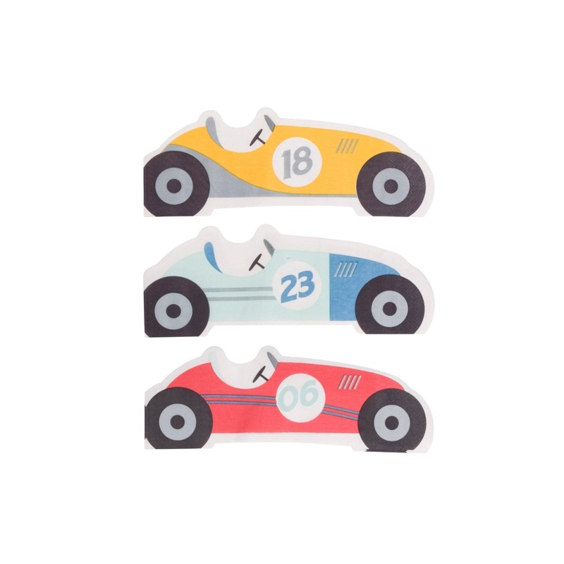 Vintage Race Car Party Napkins
