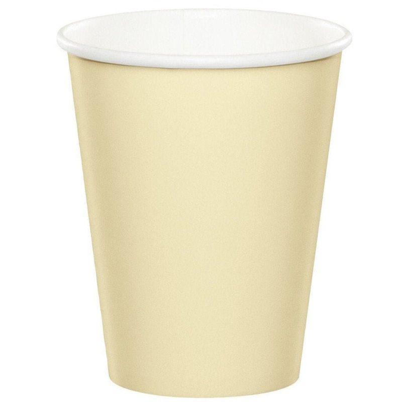 24 Ivory 9oz Cups