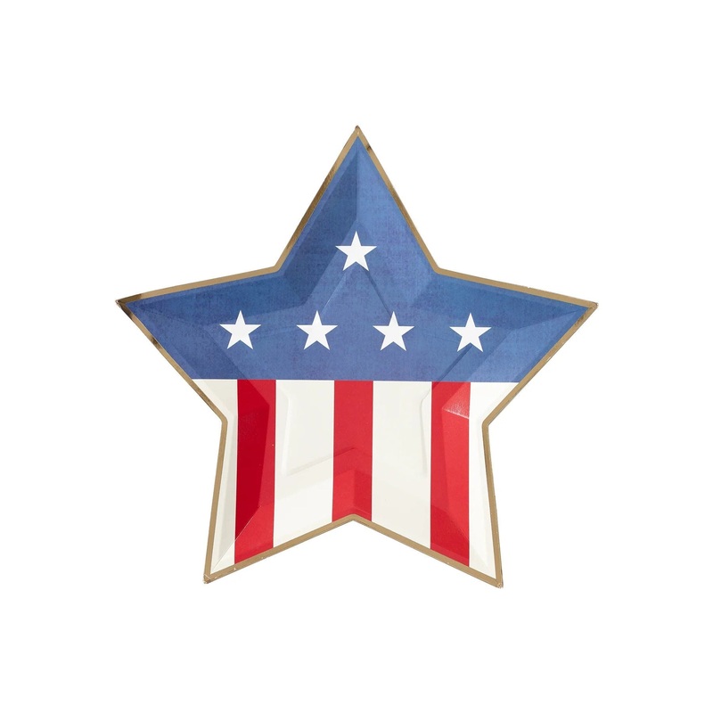 American Flag Star Plates