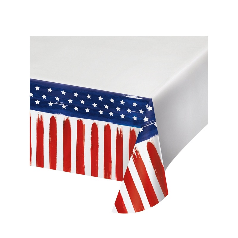 American Flag Tablecloth