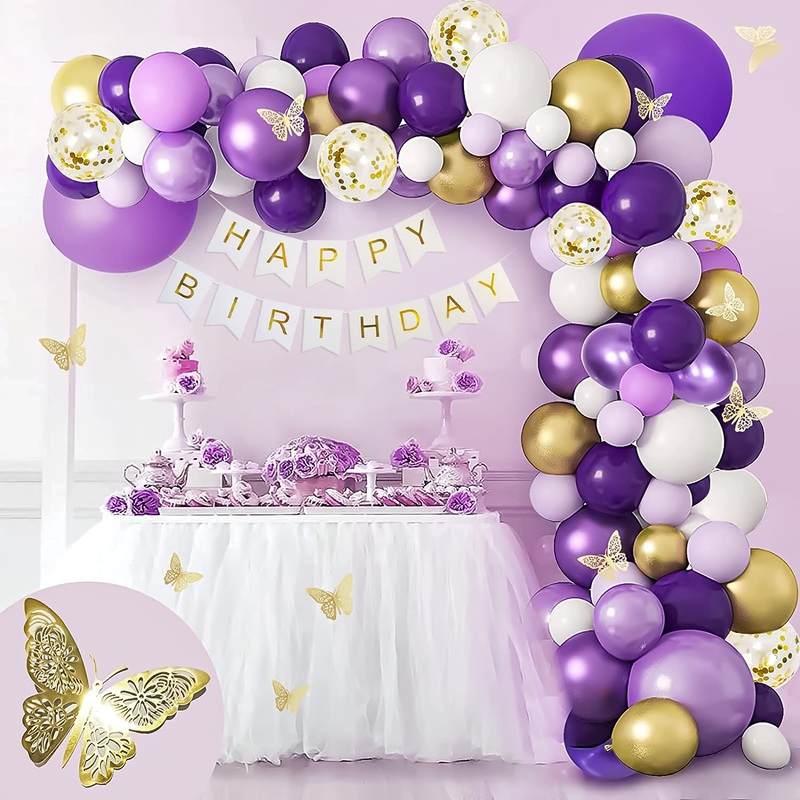 Butterfly Theme Birthday Decoration kit