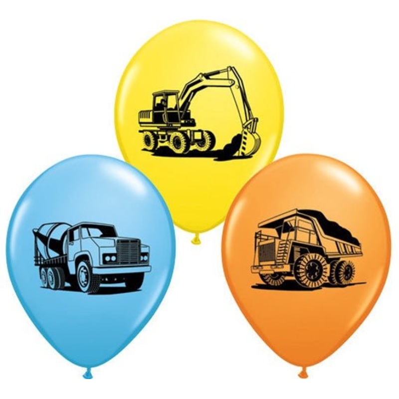 Construction Party Balloons