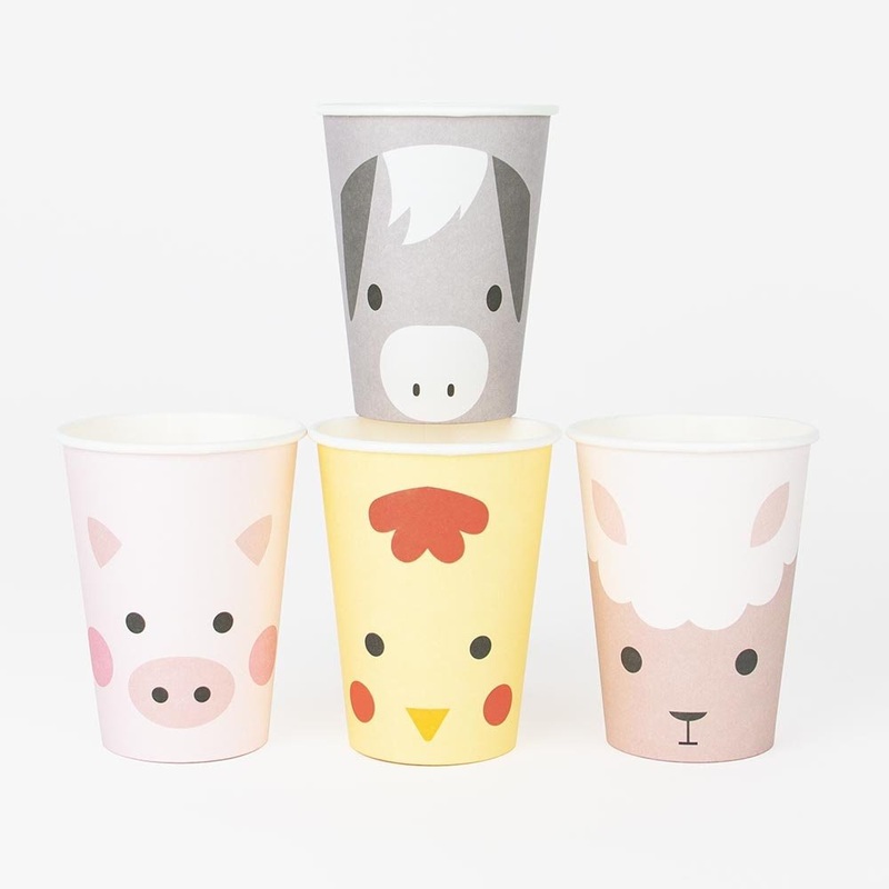 Farm Animal Party Cups