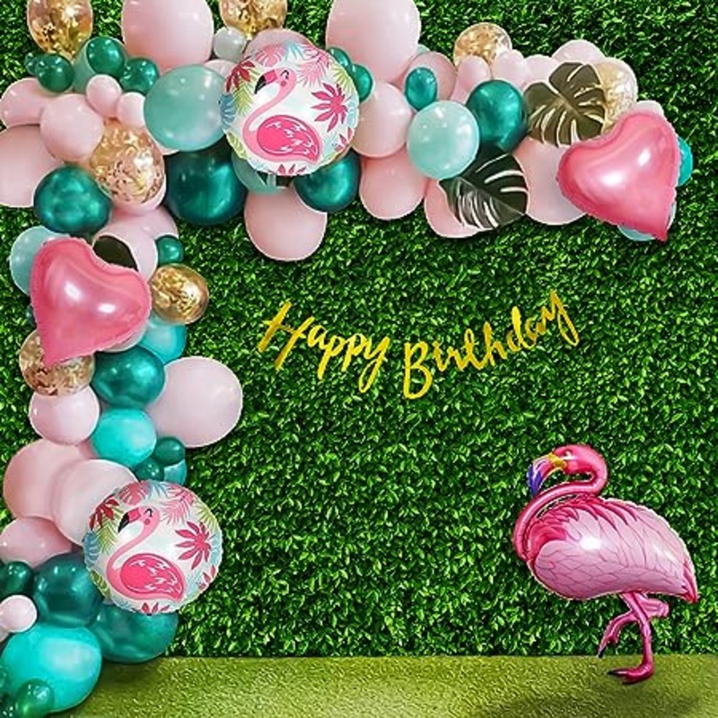 Flamingo Tropical birthday party kit