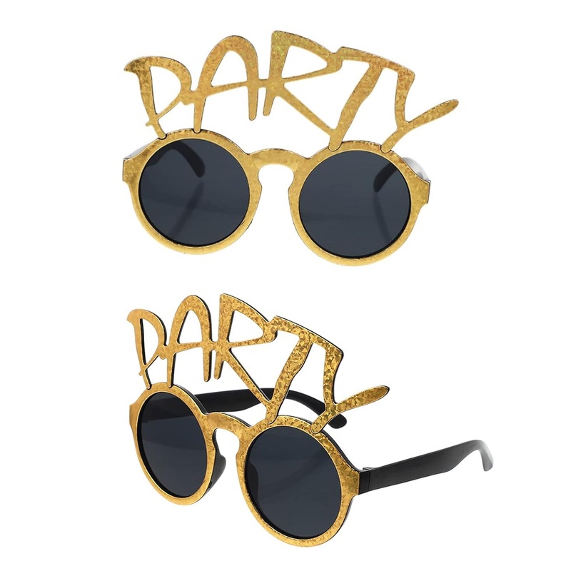 Golden Party Goggles