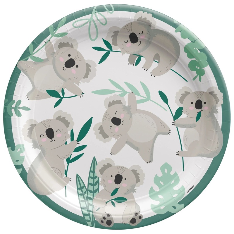 Koala Party Paper Plates