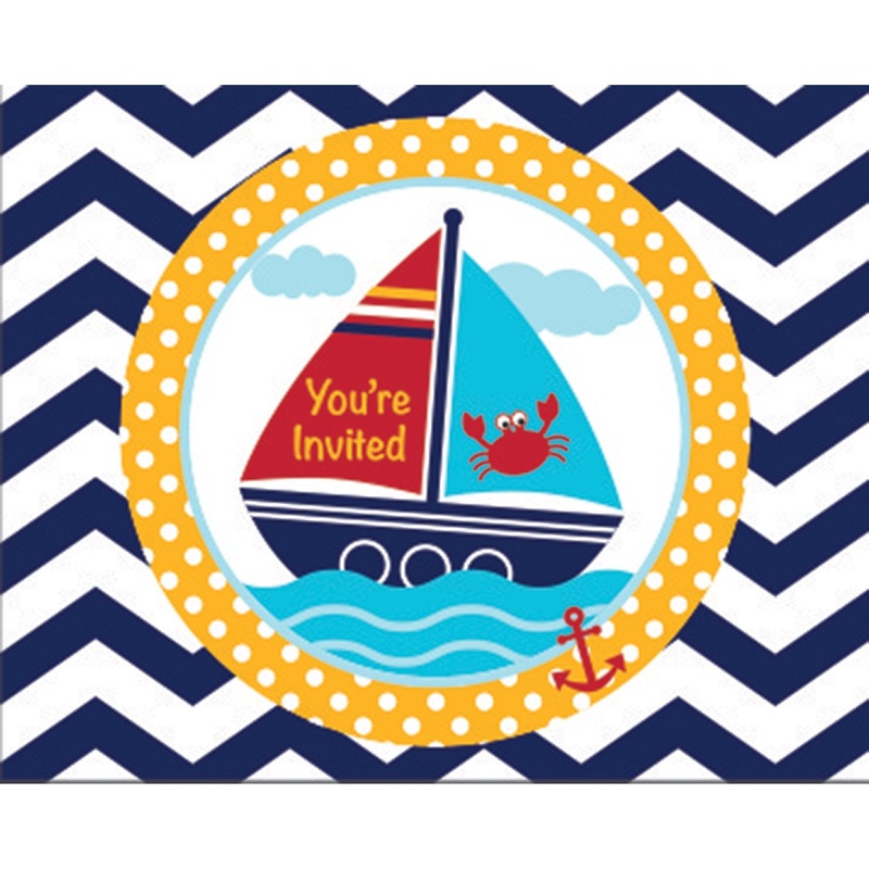 Nautical Themed Party Invitations