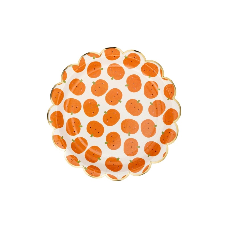 Pumpkin Party Plates