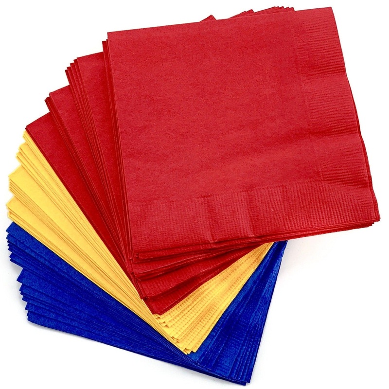 Superhero Party Solid Napkins
