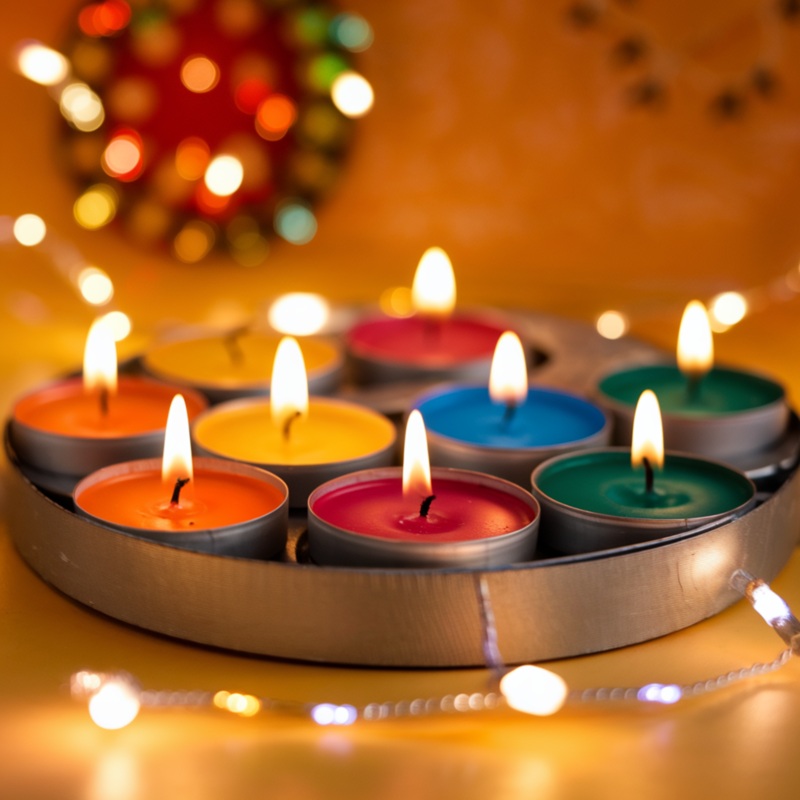 Tealight Candles for Home Decoration, Diwali Decoration Light Set of 100