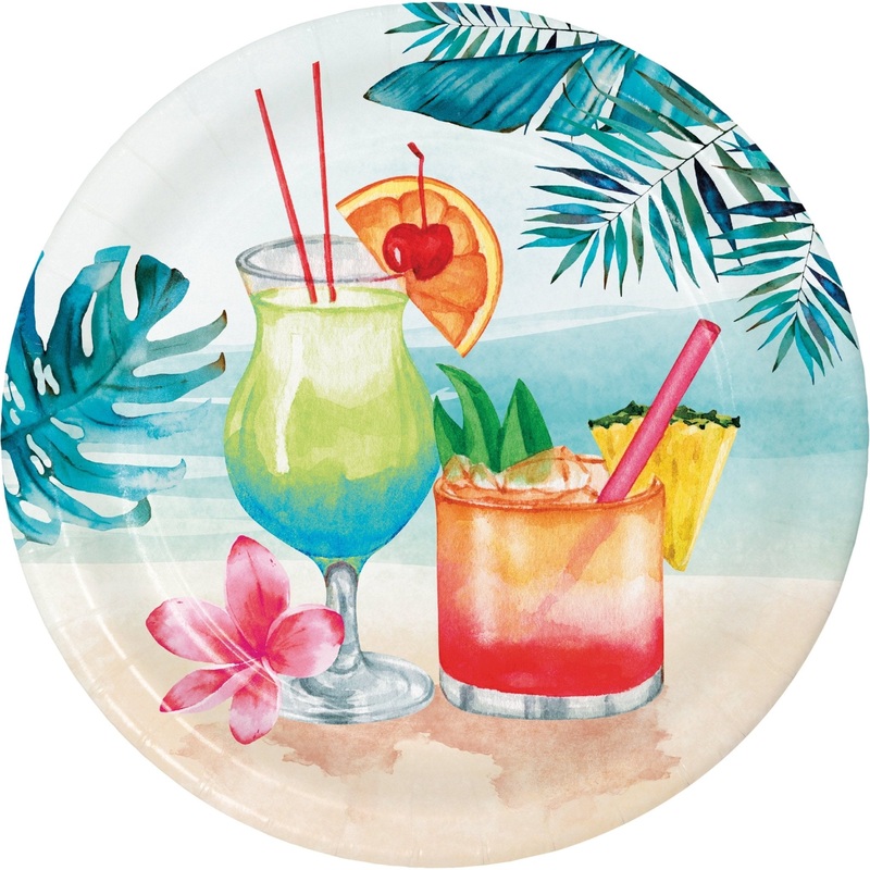 Tropical Dinner Plates