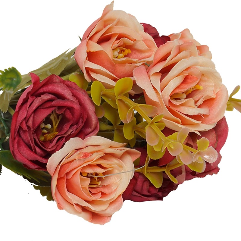 Artificial Multicolor Roses for home dcor