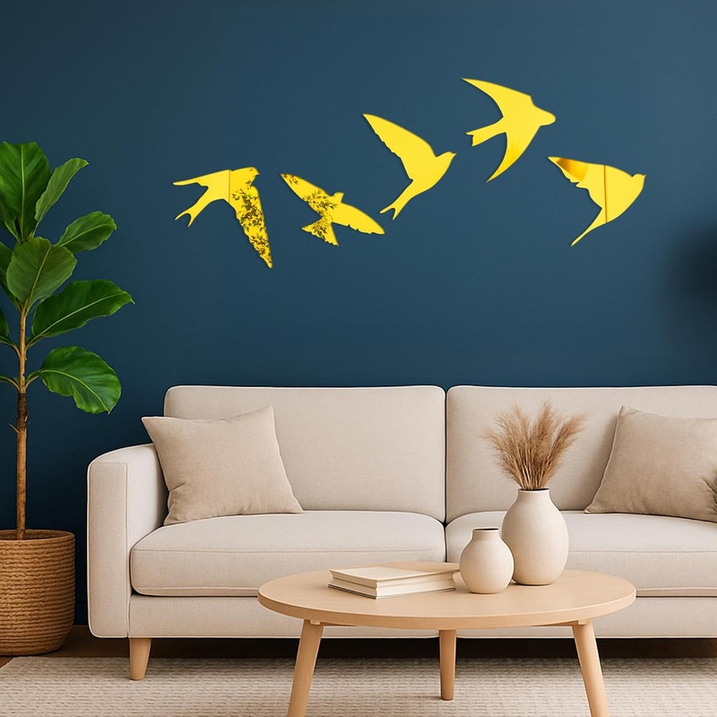 Birds Acrylic Stickers for Home Decoration