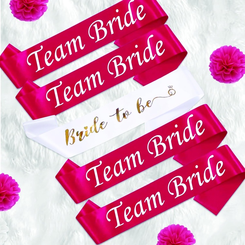 Bride to be Sash with Team Bride Sash