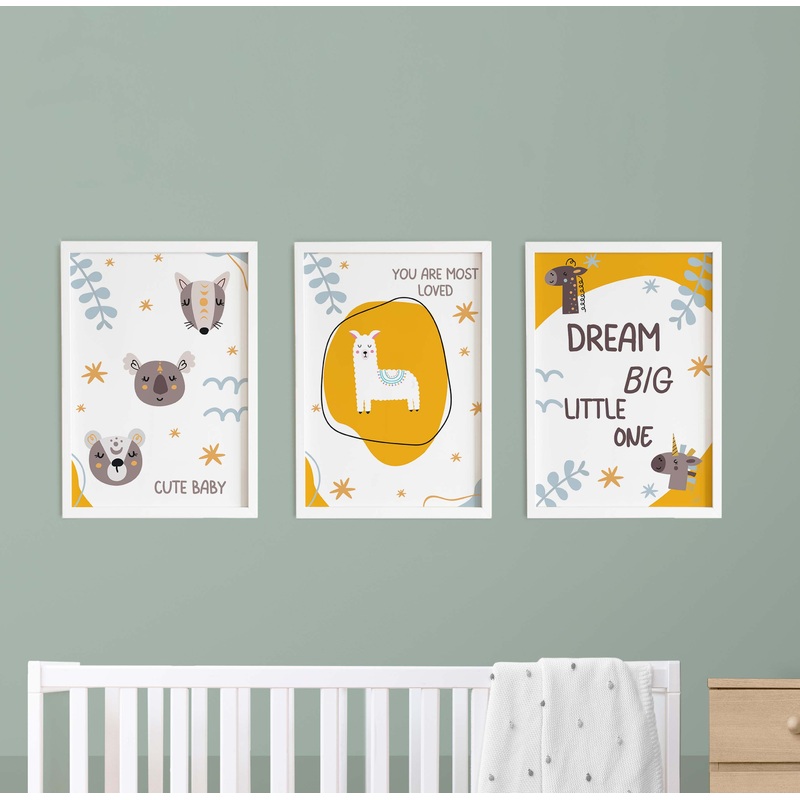 Decorate your Kid room with these Posters and Frame